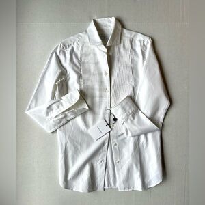 Women’s Tuxedo Button Up Shirt